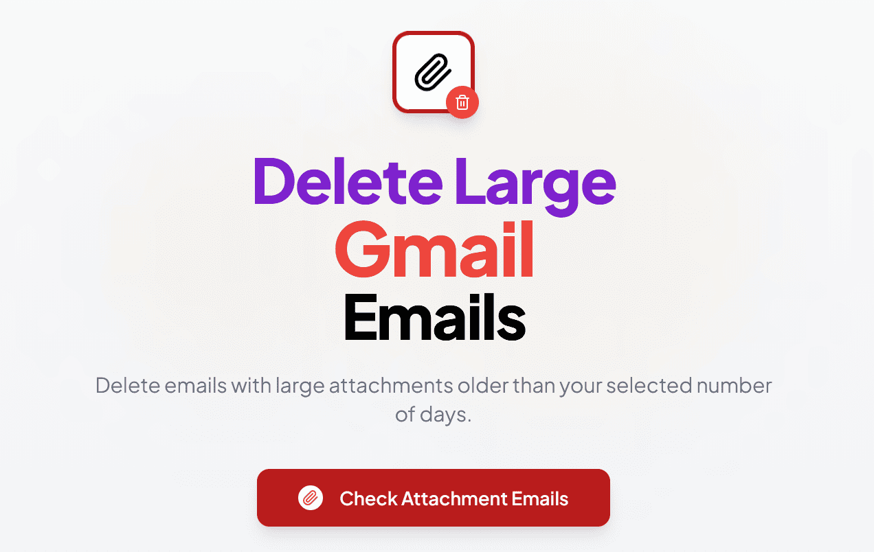 Очистка места в Gmail