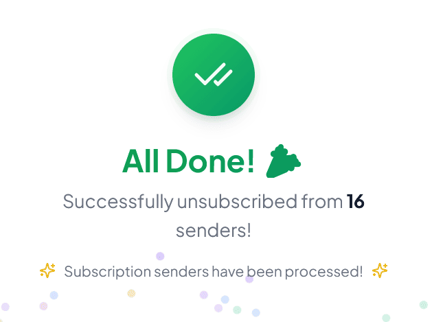Управление подписками в Gmail