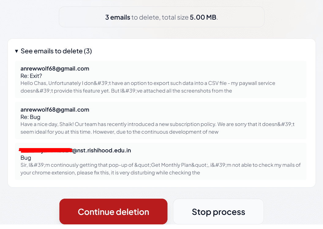 Очистка места в Gmail