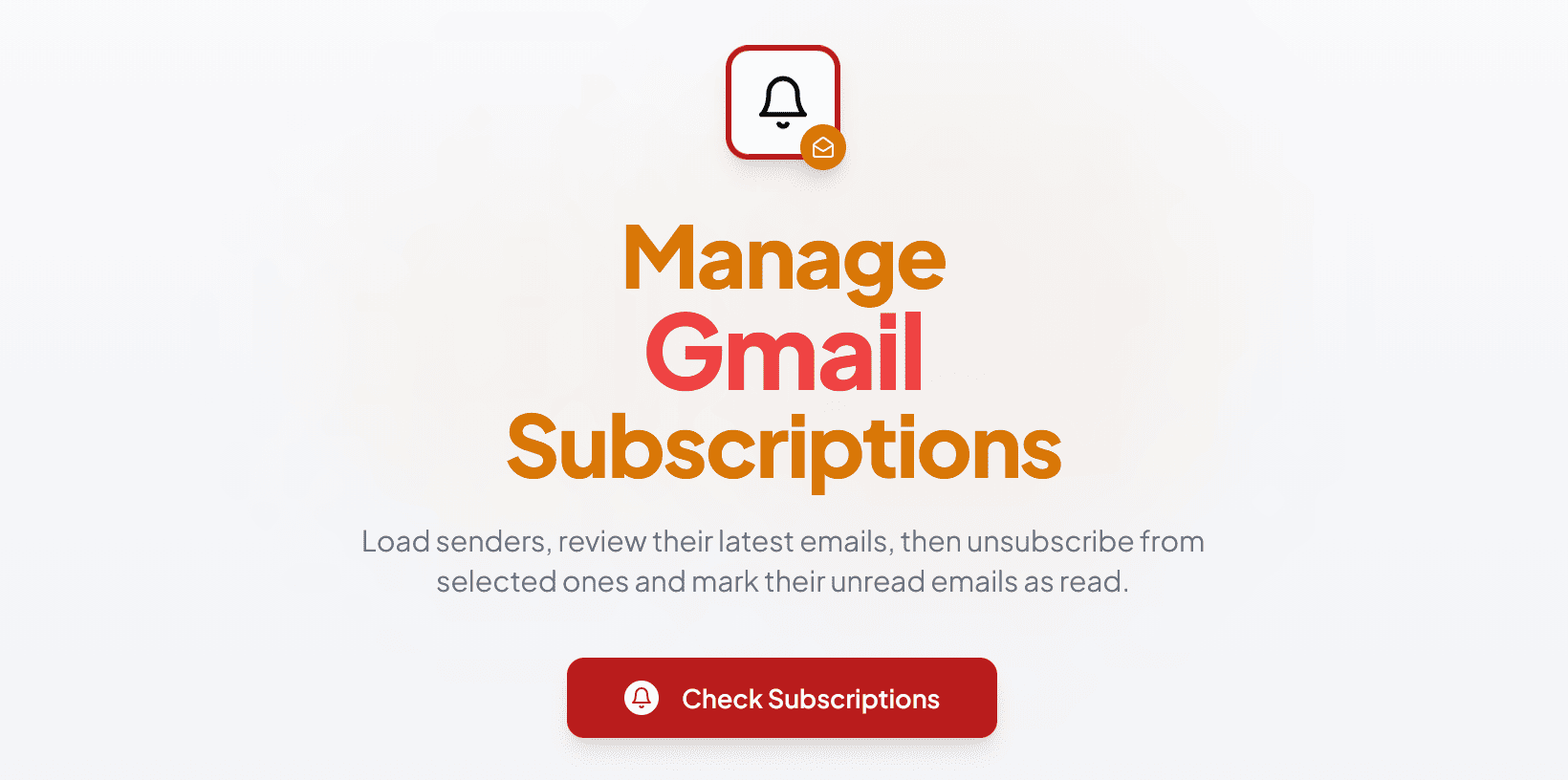 Управление подписками в Gmail