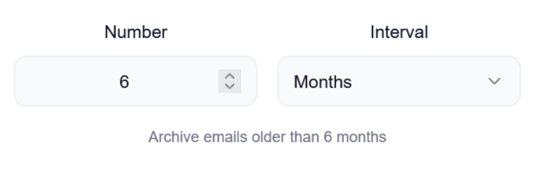 Архивация писем Gmail